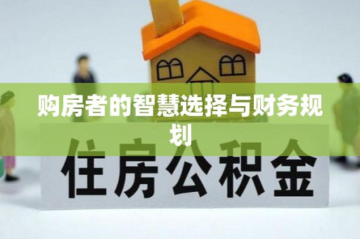 东源购房者的智慧选择与财务规划