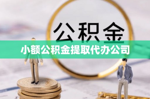 东源小额公积金提取代办公司